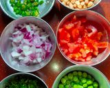 A picture of step 1 of Upma.