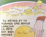 Une image de l'étape 1 de Fleurs sablées aux pépites de chocolat.
