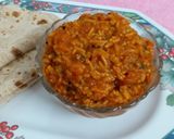 A picture of step 4 of Sev Tamatar Ki Sabji.