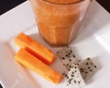 Foto del paso 1 de la receta: Licuado de Papaya y Pitahaya con Avena