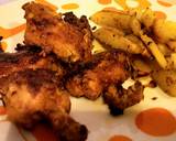 Baked spicy honey chicken wings with potatoes recipe step 11 photo