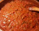 Foto del paso 19 de la receta: Salsa casera de tomates, hecha en cazuela de barro