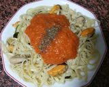 Foto del paso 3 de la receta Tallarines con Mejillones en escabeche