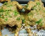 A picture of step 2 of Dajaj Al Faham or Arabic Chargrilled Chicken.