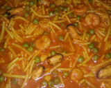 Foto del paso 3 de la receta: Fideos con marisco🍲