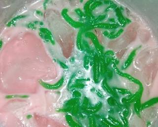 Es cendol cocopandan - Step 1