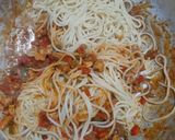 A picture of step 5 of Spaghetti.