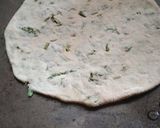 A picture of step 6 of Palak paratha.