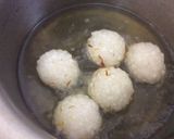 A picture of step 4 of Sabudana rasgulla.