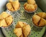 Foto langkah ke 7 dari resep Bolu Kukus Gula Merah (Eggless).
