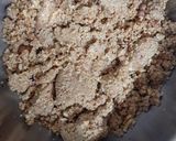 A picture of step 2 of Peanuts laddu.