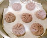 A picture of step 4 of Purple Rice and Red Bean Steamed Buns.