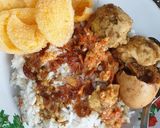 Foto langkah ke 3 dari resep Semur Tahu Telur (Pelengkap Nasi Uduk Khas Jakarta).