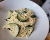 Cukkinis tejszínes tészta recept fázis 6 fotója
