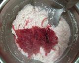 A picture of step 8 of Beetroot stuffed potato idli.
