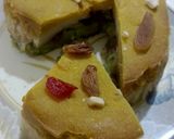 ট্রাই কালার ফ্রুট কেক (tri colour fruit cake recipe in Bengali) রেসিপির ধাপ 6 ছবি