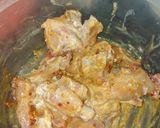 A picture of step 1 of Smoke chicken karahi biryani.