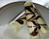 Foto langkah ke 5 dari resep Bolu gulung batik (bolu gulung mini).