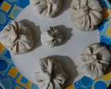 A picture of step 4 of Pasta Momos.