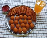 A picture of step 4 of Potato Cheese Balls And Potato Fries.