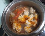 Hình bước làm 4 của món Bún riêu tôm thịt đơn giản
