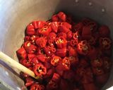 Une image de l'étape 9 de Sauces aux piments antillais à la citronnelle,sarriette,oignons,ail et persil.