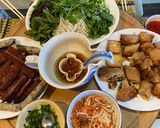 Hình bước làm 3 của món Bún nem nướng