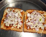 A picture of step 2 of Cheesy Bread Pizza.