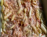 Foto del paso 3 de la receta: Mostacholes con salsa rosa y muzzarella