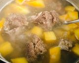 Hình bước làm 2 của món Canh Đu Đủ Hầm Xương Heo Rừng