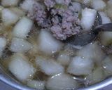 รูปขั้นตอนการทำที่ 6 ของ ต้มฟักใส่หมูเด้งหมูบด