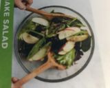 A picture of step 5 of Pecan-crusted chicken with honey mustard & mixed green apple salad.