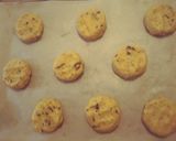 Une image de l'étape 4 de Cookies noix de coco, chocolat et cacahuettes concassées.
