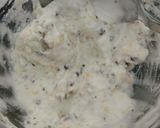 A picture of step 2 of Russian sandwich.