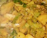 आलू पत्ता गोभी की सब्जी (Aloo patta gobhi ki sabzi recipe in hindi) रेसिपी चरण 3 फोटो