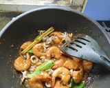 Foto langkah ke 5 dari resep Udang Cumi Saos Padang Sedap Mantap.