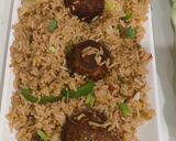 मंचूरियन वेज फ्राइड राइस (Manchurian veg fried rice recipe in Hindi) रेसिपी चरण 6 फोटो