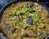 Foto del paso 8 de la receta: Berenjenas🍆champiñones🍄y cebollas🧅entomatadas🍅🌶️🍛🍱🍲🍚