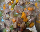 A picture of step 8 of Beef potatoes soup.