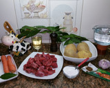 Foto del paso 1 de la receta: Patatas guisadas con carne de ternera