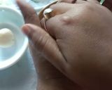 A picture of step 13 of Rasgulla in Rabri.