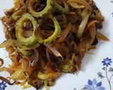 A picture of step 7 of Crispy Bitter Gourd Fry.