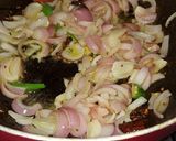 A picture of step 1 of Paneer Kaju Curry.