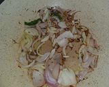 A picture of step 1 of Mushroom Fried Rice.