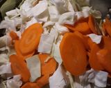 A picture of step 3 of Cabbage, Smoked Sausage, and Carrot.