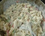 A picture of step 5 of White sauce pasta.