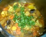 A picture of step 5 of Mix vegetables with chapati..
