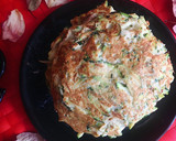 Foto del paso 4 de la receta: Tortitas de calabacín rellenas de mozzarella