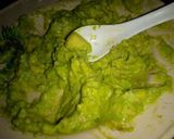 A picture of step 2 of Avocado's salad.