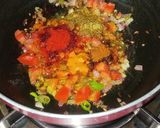 A picture of step 2 of Cheese masala tortilla wraps.